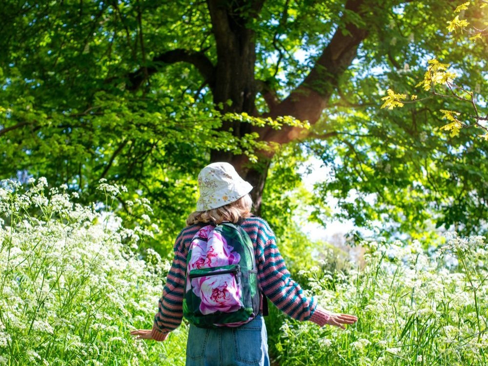 Enjoying the buds of May