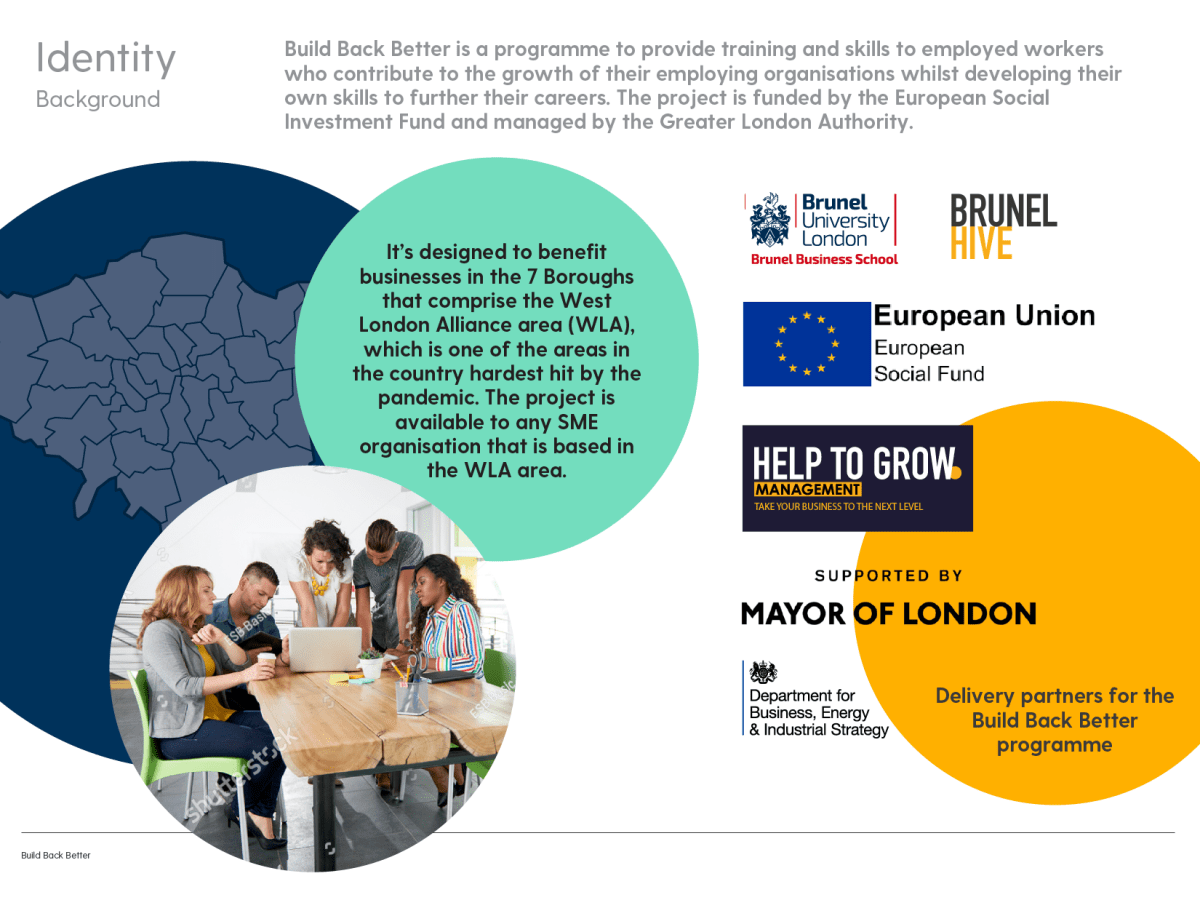 Build Back Better by European Social Investment Fund and Greater London&nbsp;Authority